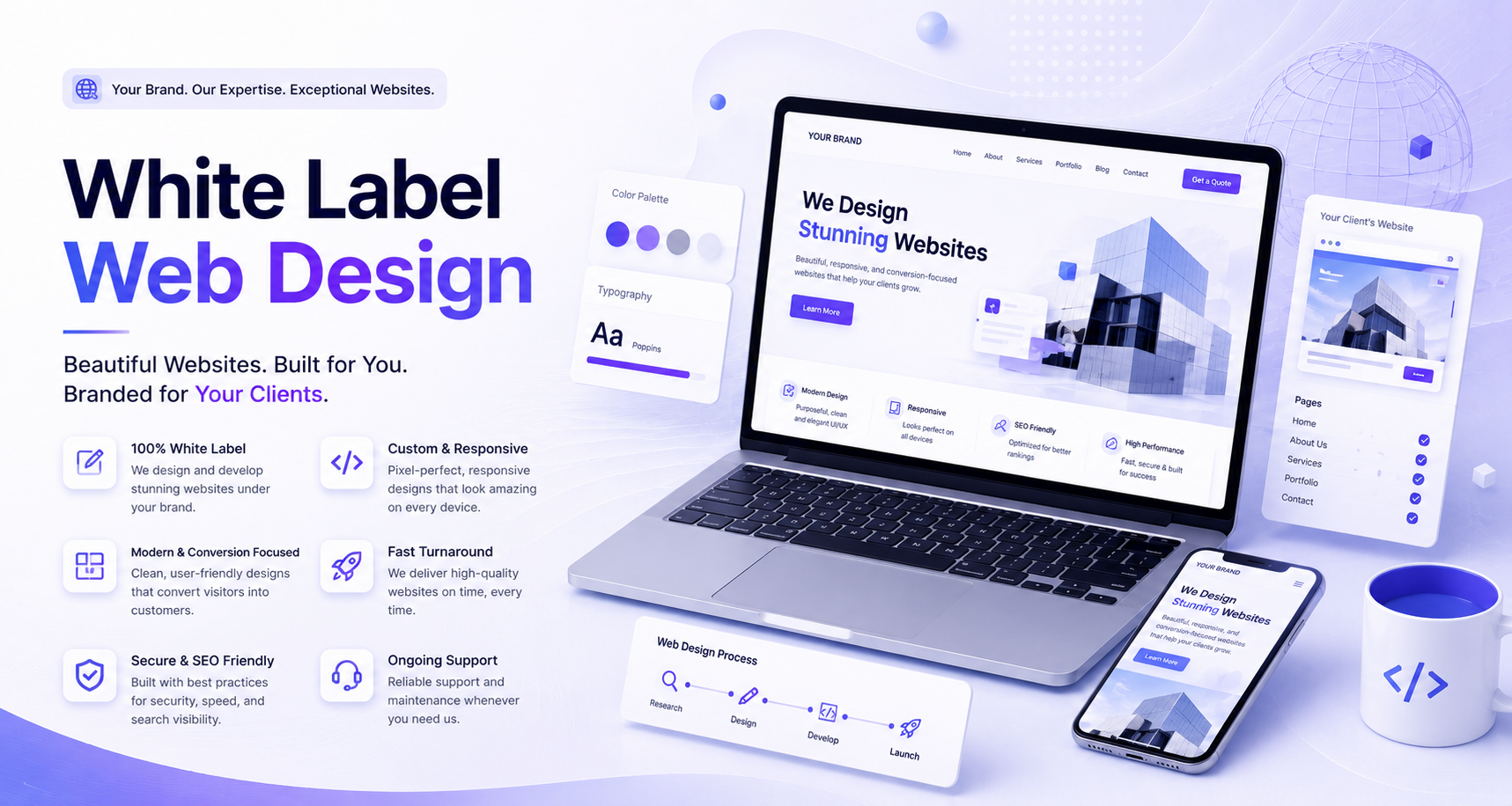 White Label Web Design Illustration